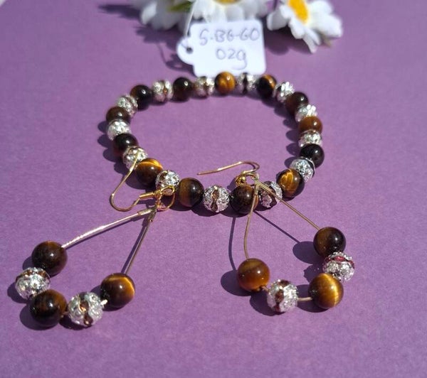 Armband en oorbellen. S-BG-GO-029