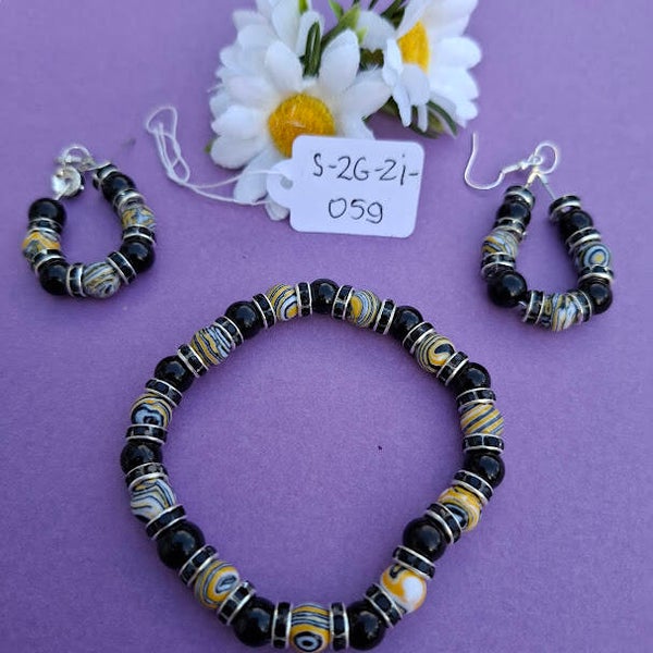 Armband en oorbellen. S-ZG-ZI-059