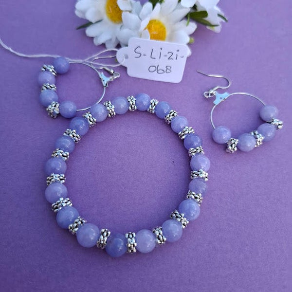 Armband en oorbellen. S-LI-ZI-068