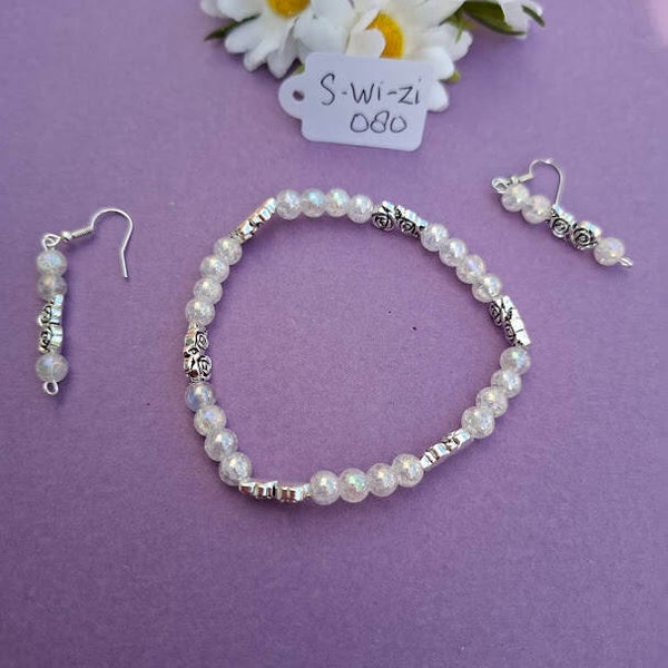 Armband en oorbellen. S-WI-ZI-080