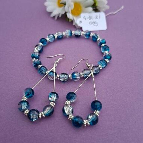 Armband en oorbellen. S-BL-ZI-009