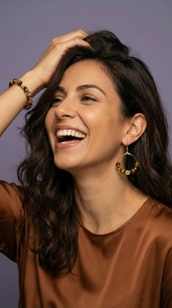 💜 Donkerbruin & goud – klassieke luxe set