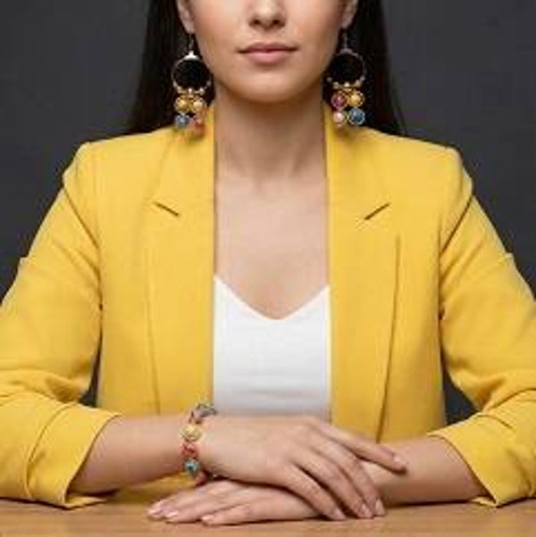 💜 Multicolor & goud – speelse opvallende set