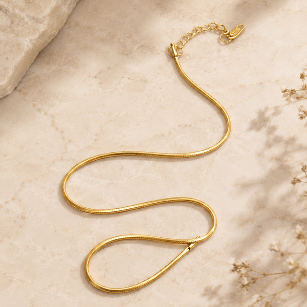 RVS ketting goudkleurig – geschikt voor hangers