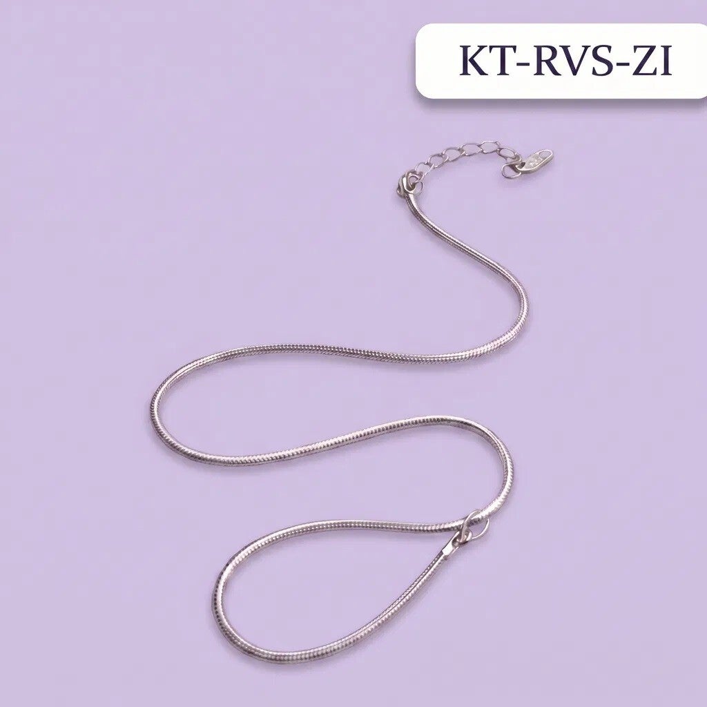 💜 RVS ketting – zilverkleurig (perfect voor hangers)