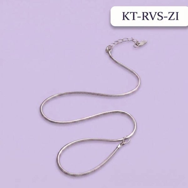 💜 RVS ketting – zilverkleurig (perfect voor hangers)
