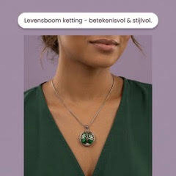 💜 Levensboom set – betekenisvol & stijlvol | Symbool voor groei en kracht