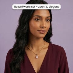 💜 Rozenkwarts set - zacht & elegant | Subtiel en vrouwelijk