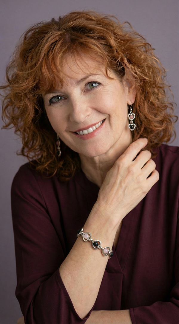 💜 Roze & zilver – zachte elegante set