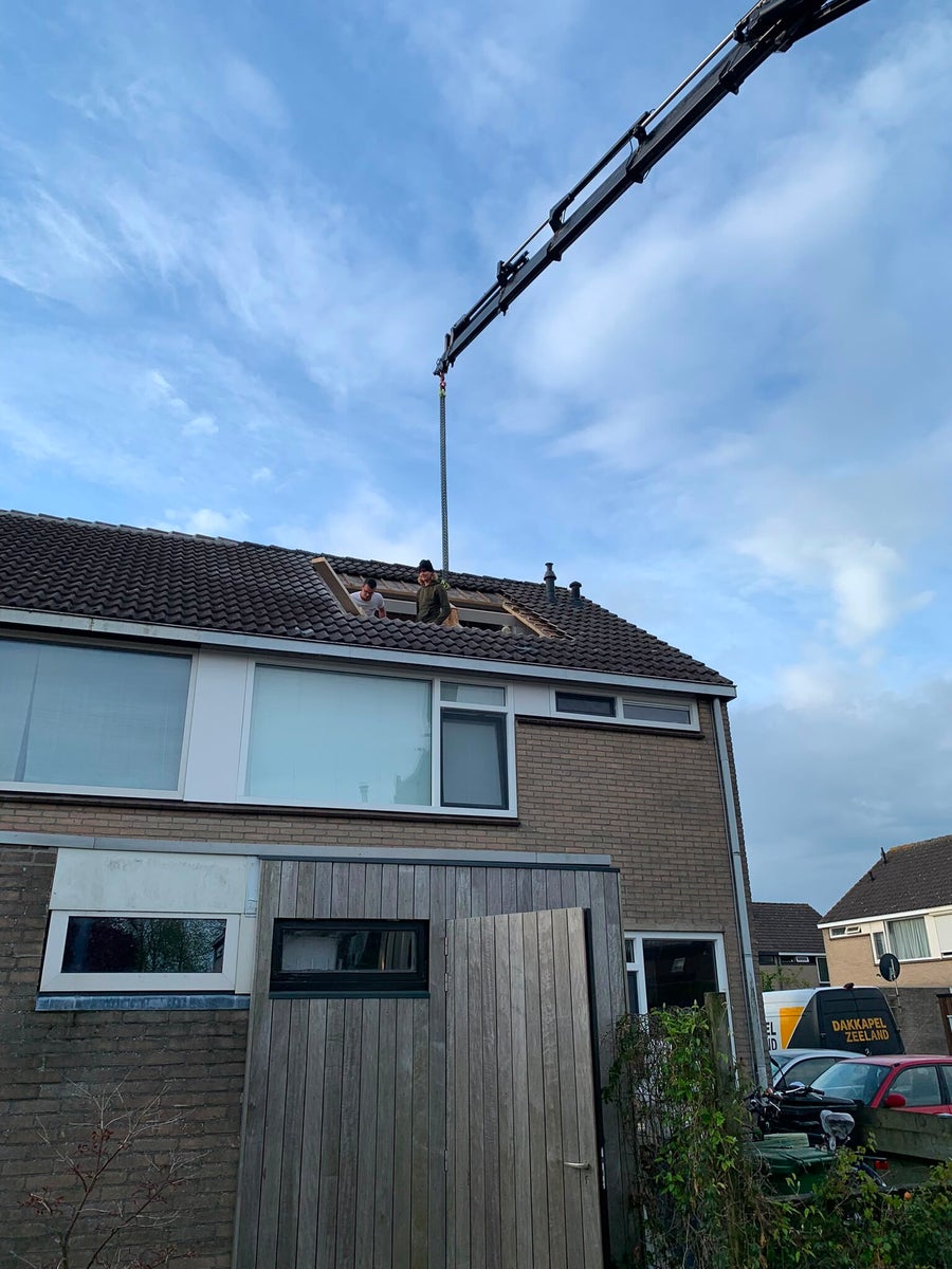Voorbereiding van het dakkapelproject in Middelburg
