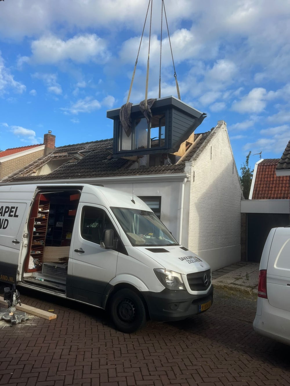 Werkzaamheden aan de woning tijdens de plaatsing