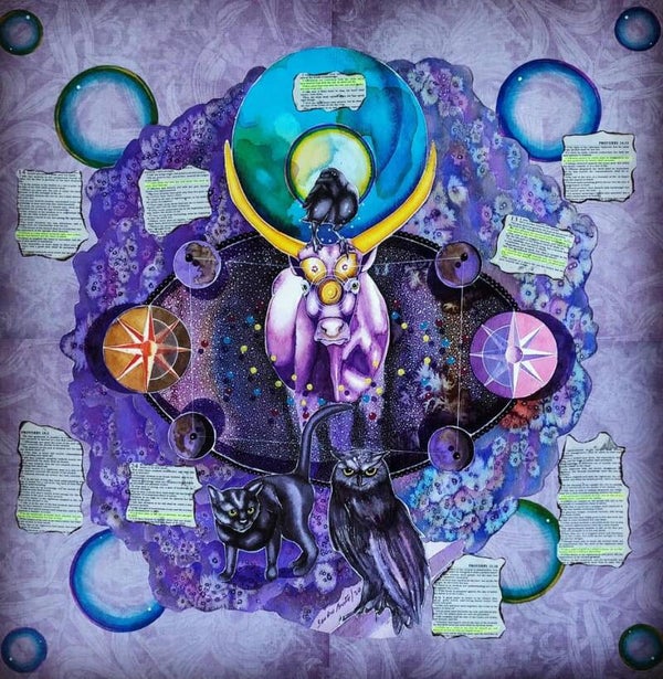 Mystical Horns l (watercolour 2020)