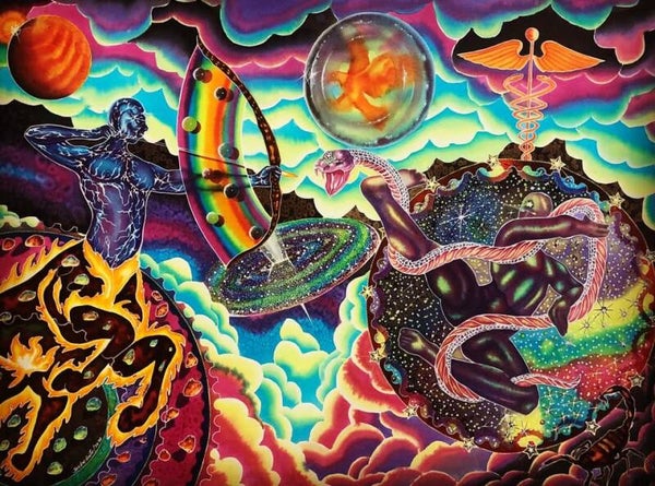 Sagittarius ♐️ or Serpentarius I collection 2020 watercolour on board (76x56)cm.