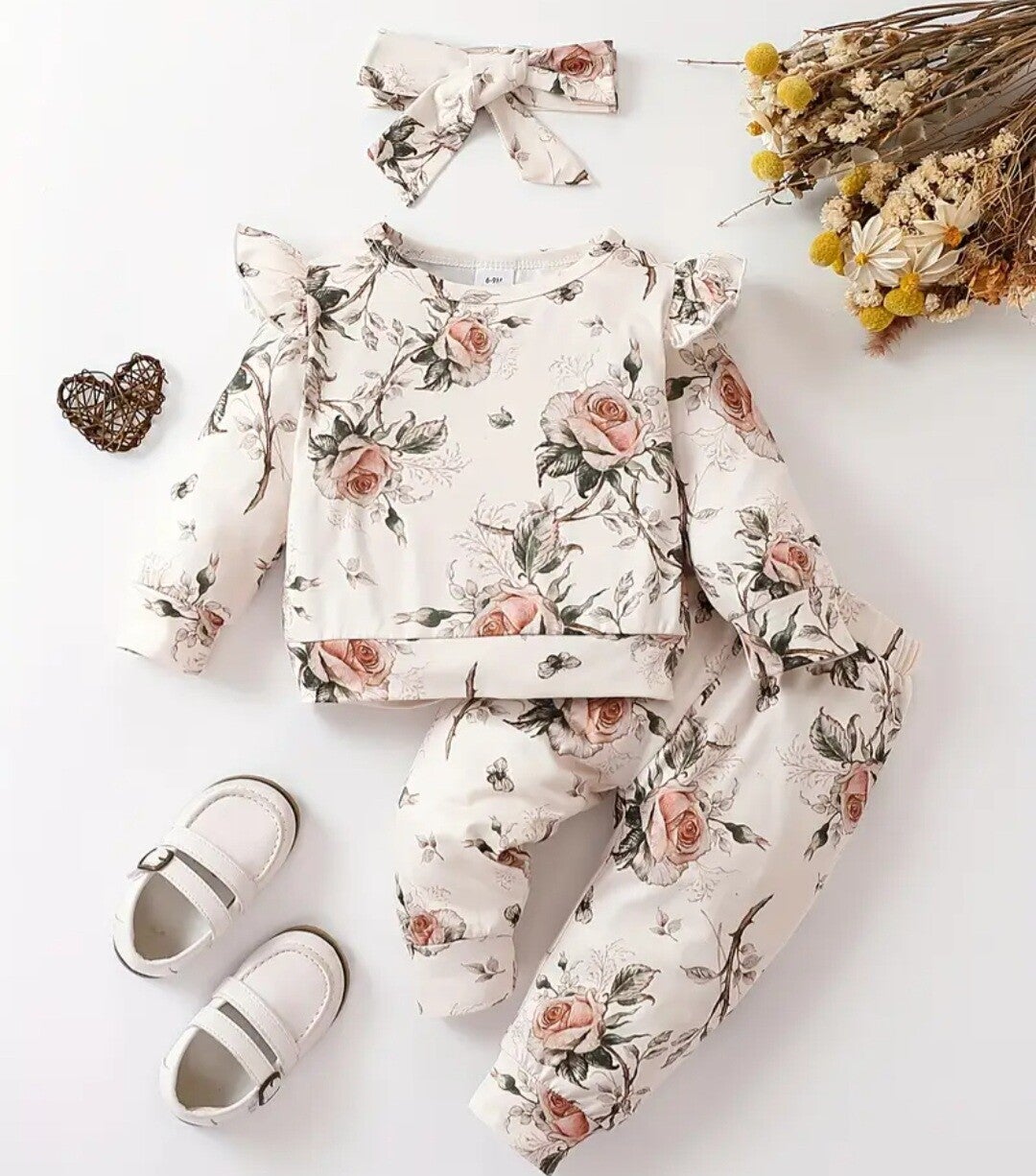 2-delige set - herfst bloemen