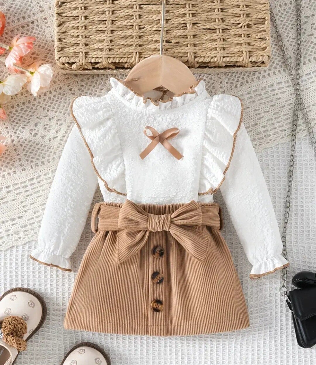 2-delige set - blouse met rok