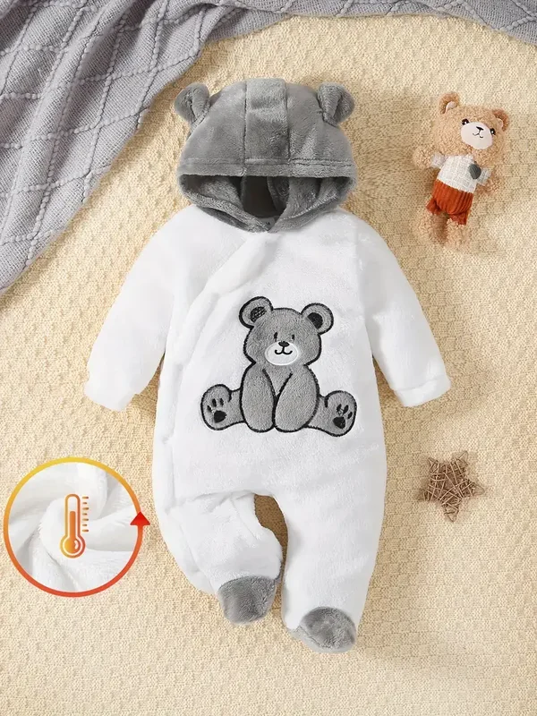 Teddybeer Fleece - Grijs