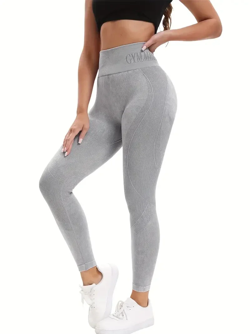 Legging met Hoge Taille - lichtgrijs