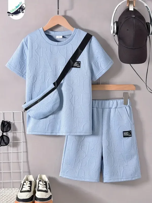 3-delige set - lichtblauw