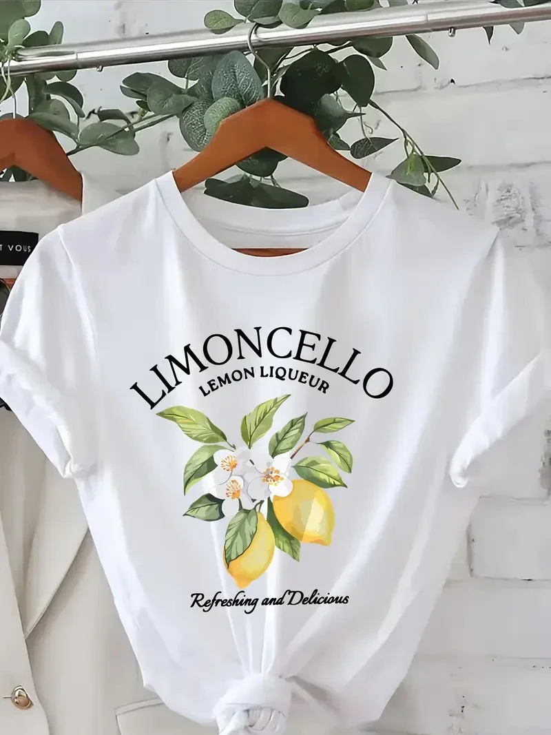 T-shirt Limoncello - wit