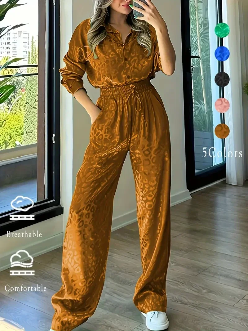 2-delige set - Luipaard - bruin