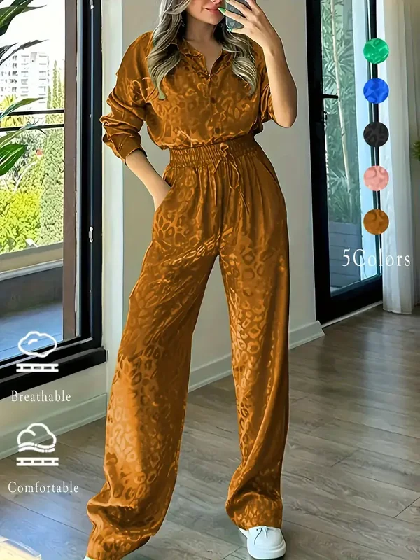 2-delige set - Luipaard - bruin