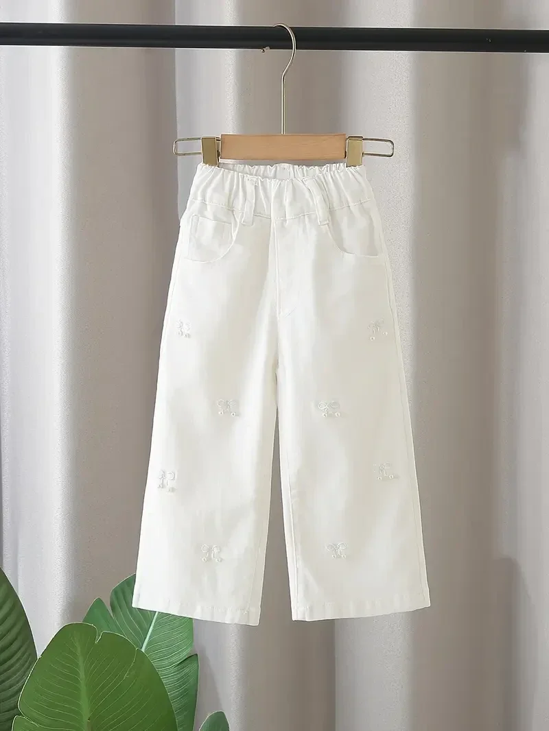 Broek - wijde pijpen - wit