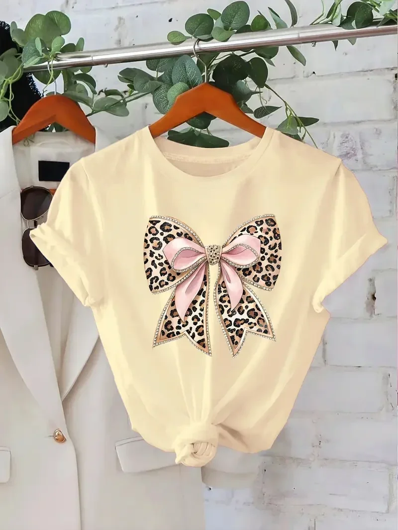 T-Shirt met Strik - geel