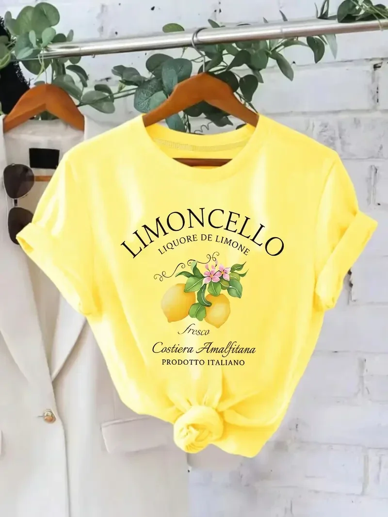 T-shirt limoncello - geel
