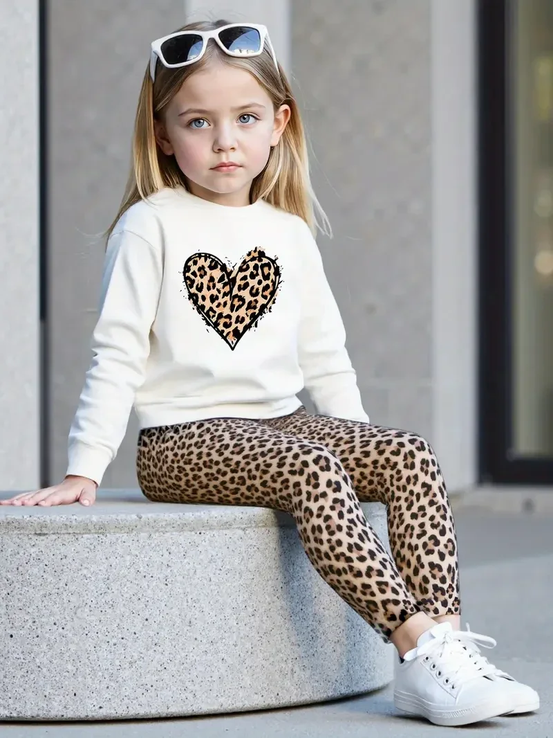 2-delige set panter met hart