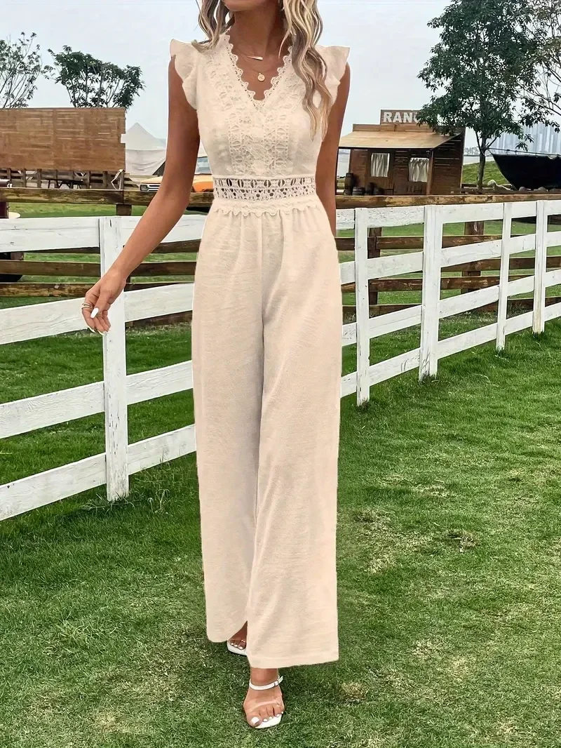 Tailleaccentuerende jumpsuit
