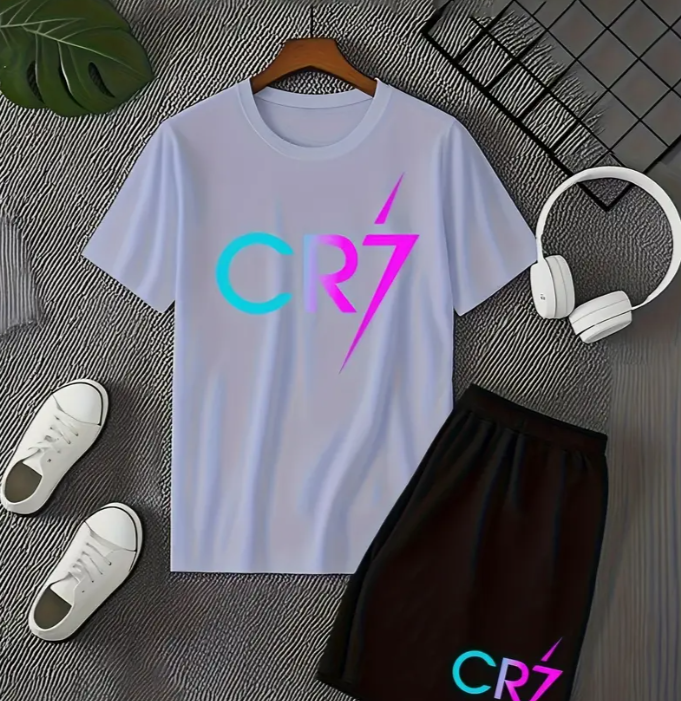 2-delige set - CR7 wit