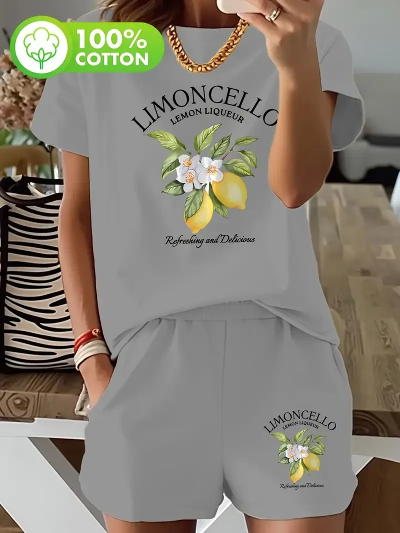 2-delige set limoncello - grijs