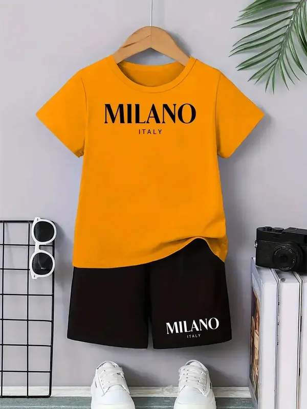2-delige set - Milano oranje