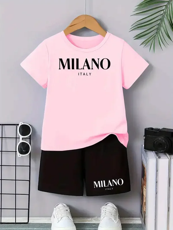2-delige set - Milano roze