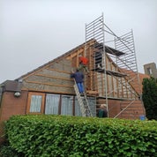 Veevangen houten topgevel in keralt