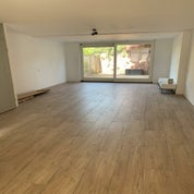 Tegelvloer aanbouw en woonkamer nieuwegein.
