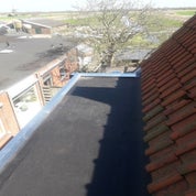 platdak plakken+ zinkwerk