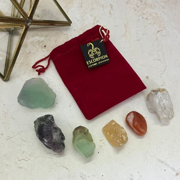 PAQUETE CUARZOS PARA ESCORPIO