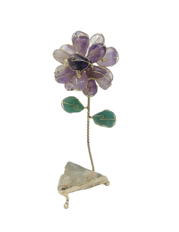 DALIA DE CUARZO AMATISTA