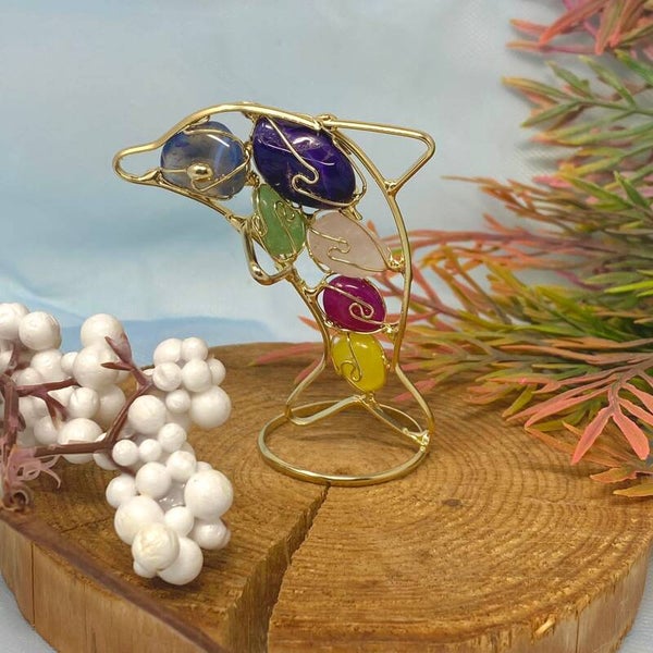 DELFÍN DE VARIOS CUARZOS