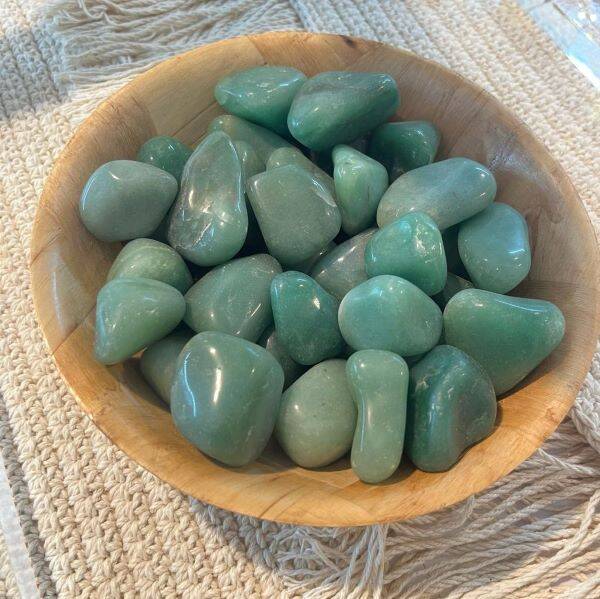 KILO DE VENTURINA VERDE PULIDA