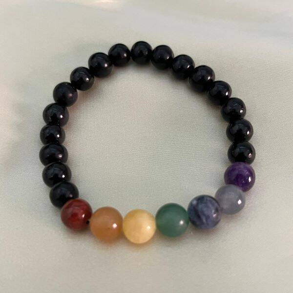 PULSERA 7 VÓRTICES ENERGÉTICOS Y SHUNGITA