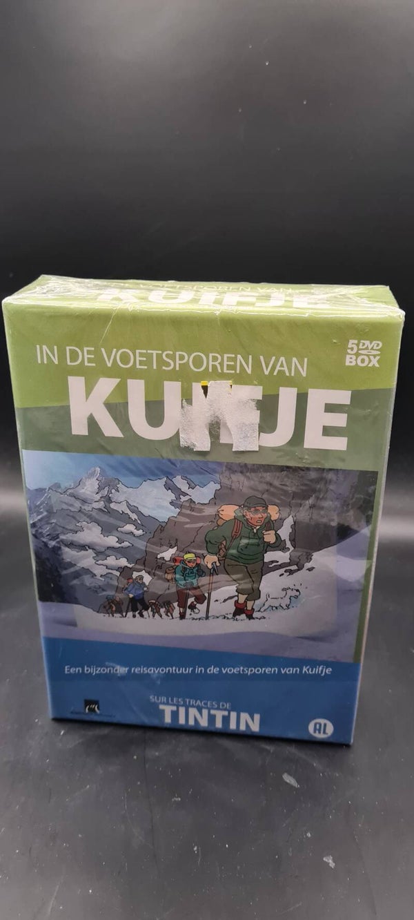 In de Voetsporen van Kuifje 5 Dvd Box