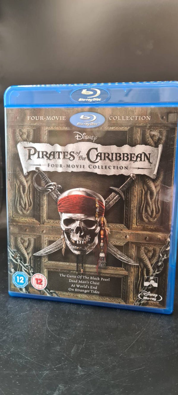 Pirates of the Caribbean four movie box Blu-ray (Nieuw toegevoegd item)