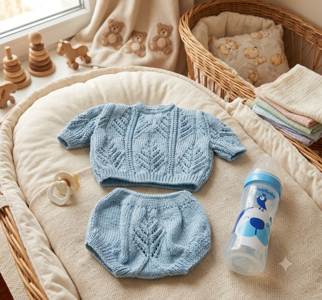 💙 Una piccola coccola fatta a mano! 🧶👶🏻