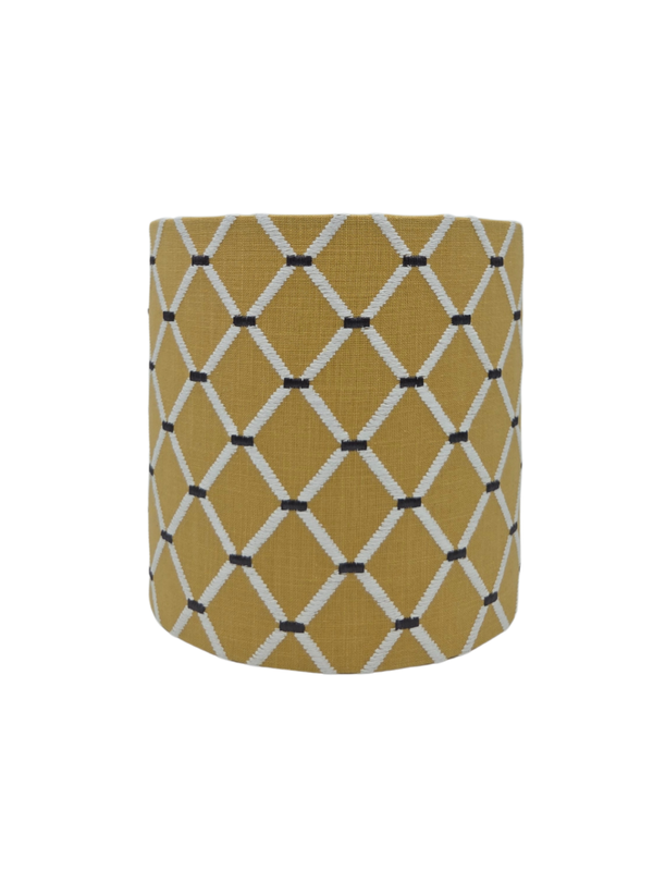 Lampenkap Geel Ruit