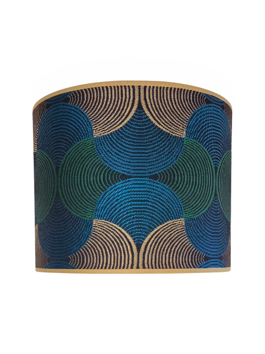 Lampenkap Cirkel Blauw Groen