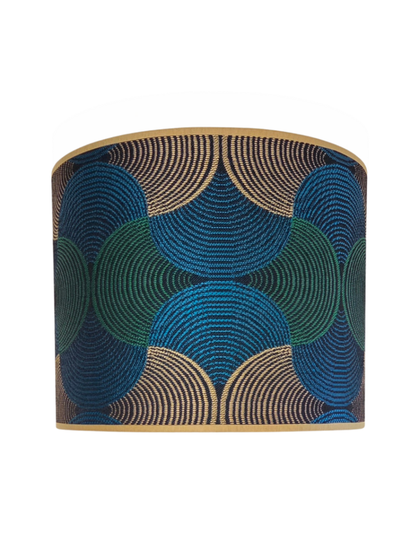 Lampenkap Cirkel Blauw Groen
