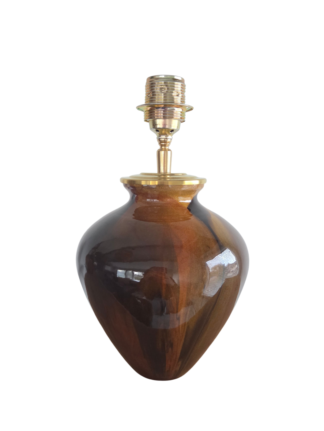 Lampenvoet Coffee Glaze Middel