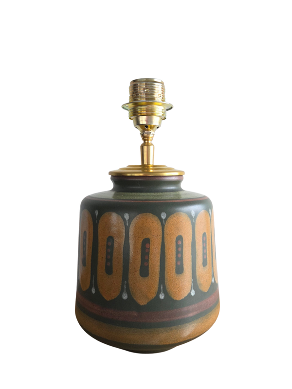 Lampenvoet Vintage Groen met schaal